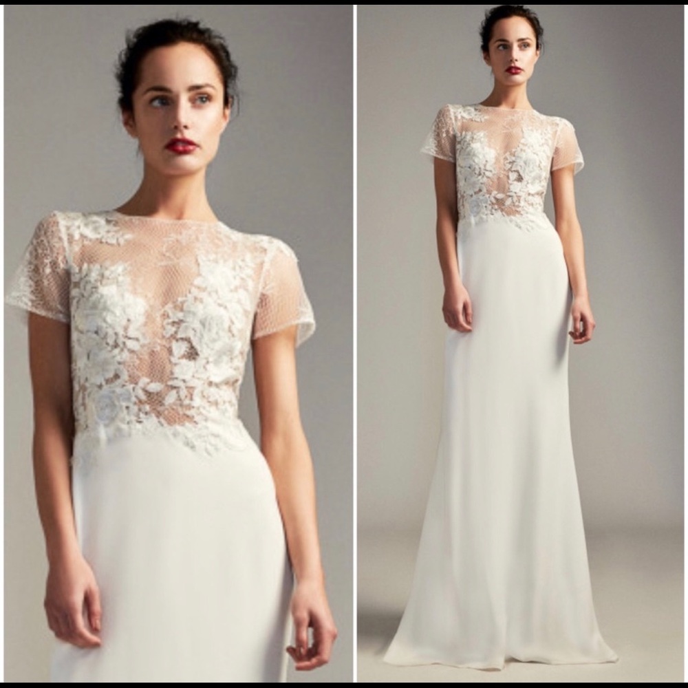 Tadashi Shoji Modern Wedding Gown